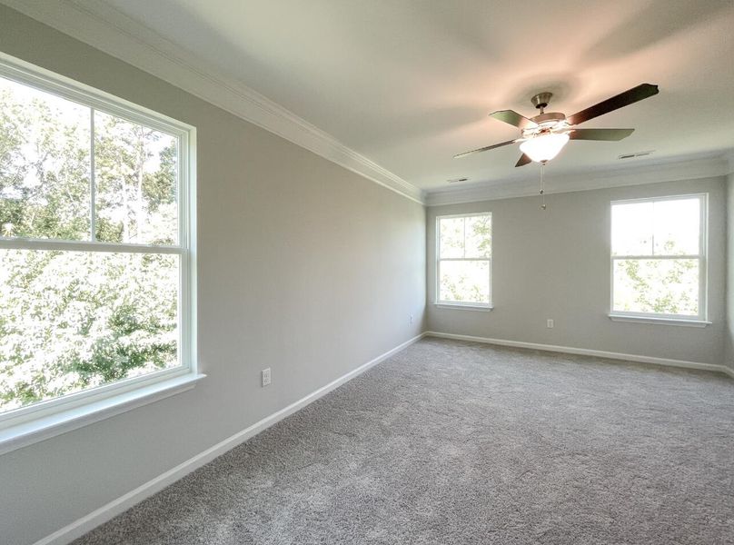 Spacious, unfurnished interior of a new home in Riverbrooke Townhomes, Simpsonville (Image 14). Spacious, unfurnished interior of a new home in Riverbrooke Townhomes, Simpsonville (Image 14).