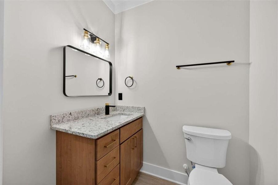 Furnished interior view inside a new home in , Cleveland (Image 10).