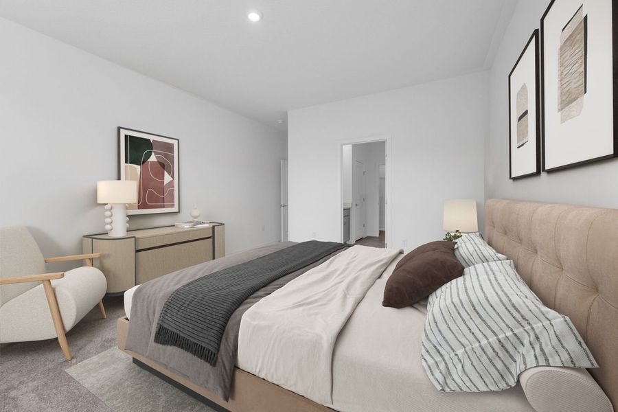 Spacious Primary Bedroom