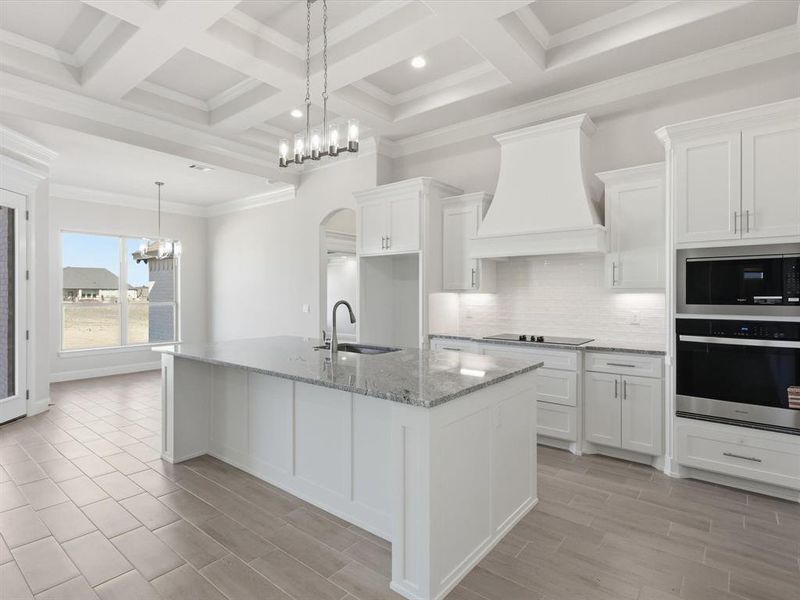 Furnished interior view inside a new home in , Weatherford (Image 5).