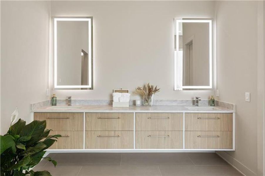 Furnished interior view inside a new home in , Sandy Springs (Image 16).