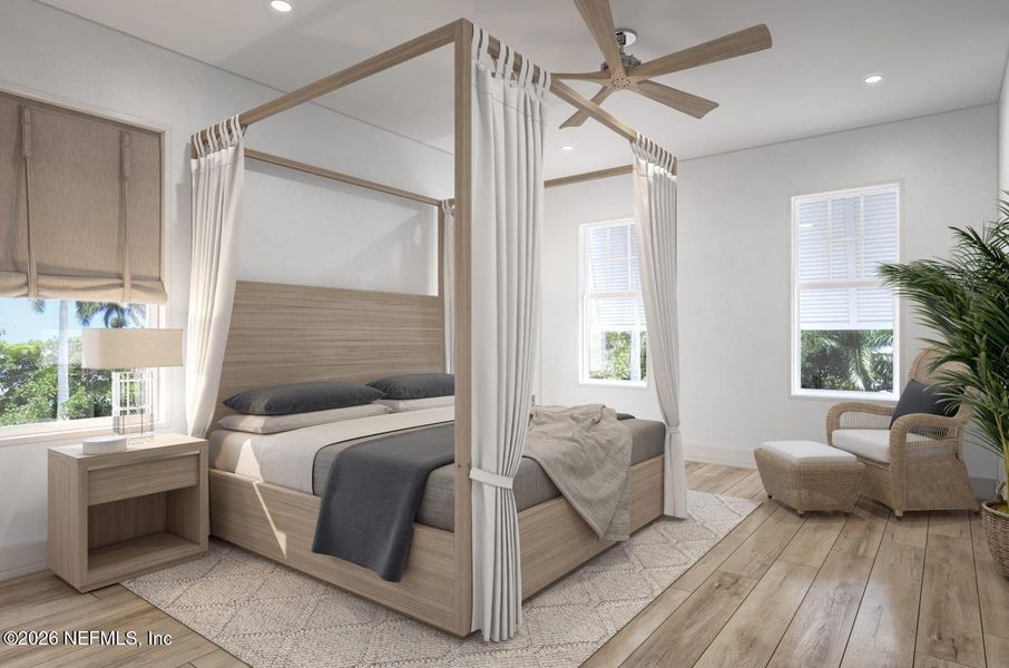 Furnished interior view inside a new home in , St. Augustine (Image 5).