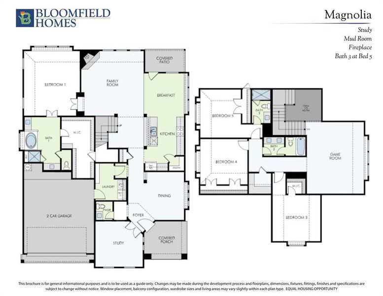 2D floor plan layout of this home in Stone River Glen 60s, Royse City, TX (Image 2).