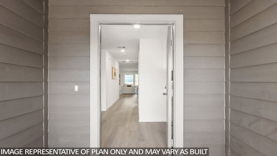 Representative exterior details of a home built from the Austin by D.R. Horton in New Waverly Station, New Waverly (Image 3).