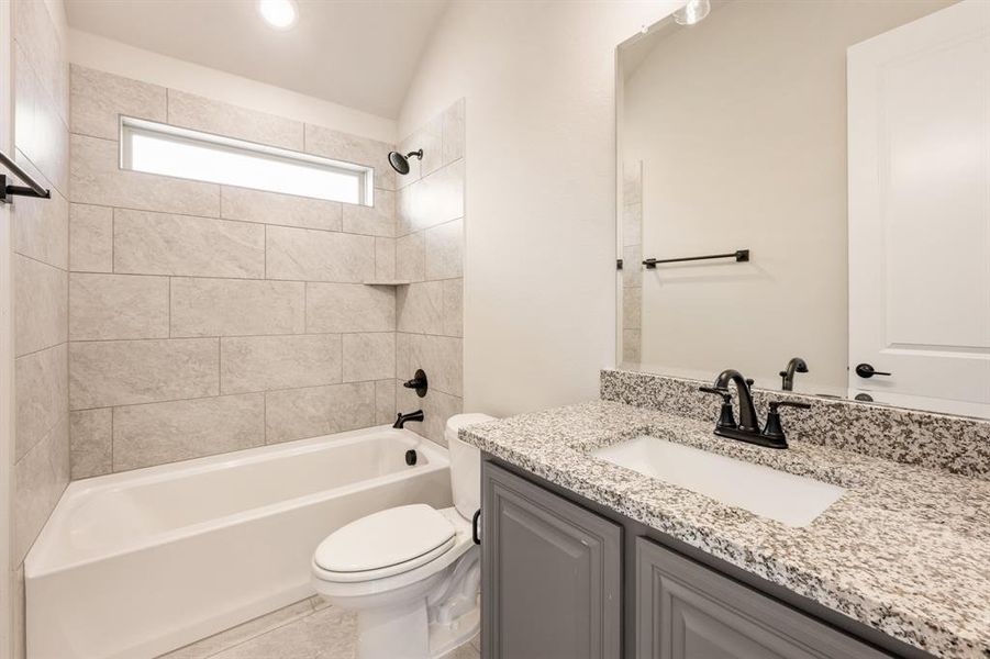 Furnished interior view inside a new home in Creekview Meadows, Pilot Point (Image 12).