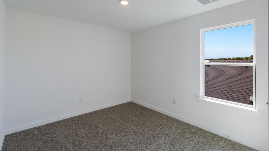 Spacious, unfurnished interior of a new home in Trails at Wildhorse, Austin (Image 17).