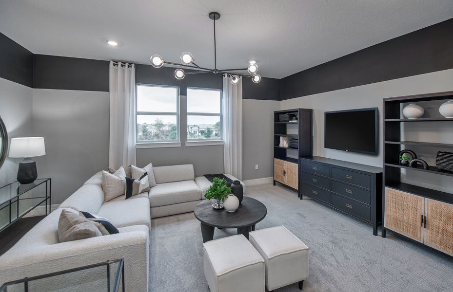 Furnished interior view inside a new home in Avondale at Avenir, Palm Beach Gardens (Image 19).