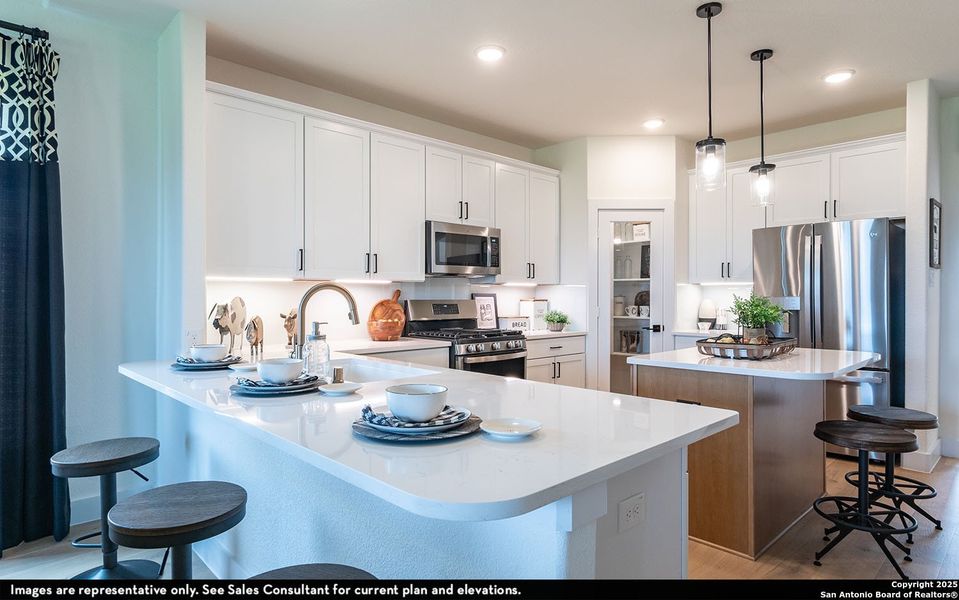 Furnished interior view inside a new home in Homestead, Schertz (Image 10). Furnished interior view inside a new home in Homestead, Schertz (Image 10).
