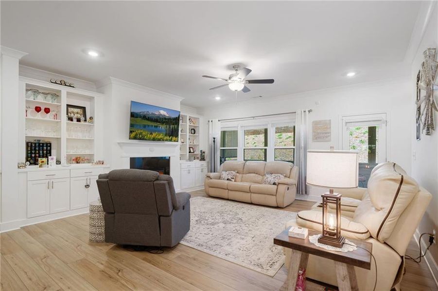 Furnished interior view inside a new home in Hickory Bluffs, Canton (Image 17).