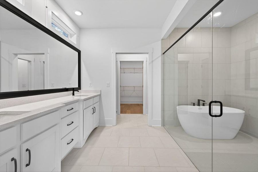 Furnished interior view inside a new home in , Marietta (Image 19).