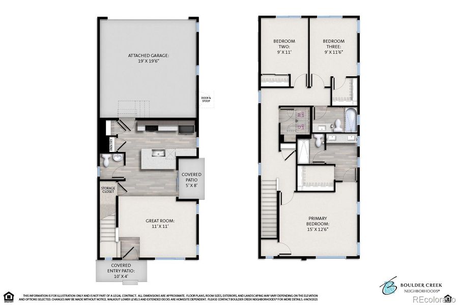 2D floor plan layout of this home in Baseline, Broomfield, CO (Image 1). 2D floor plan layout of this home in Baseline, Broomfield, CO (Image 1).