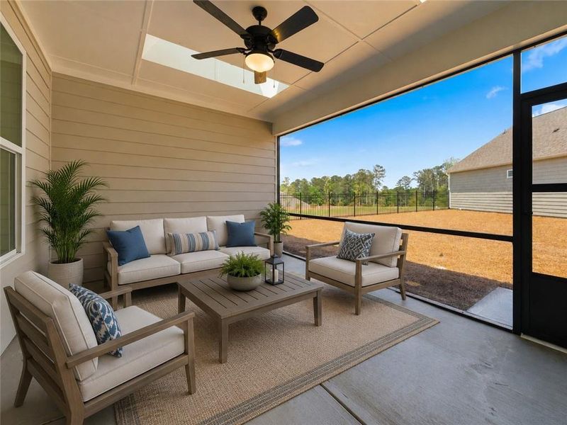 Exterior details and patio area of a home in , Hiram (Image 4).