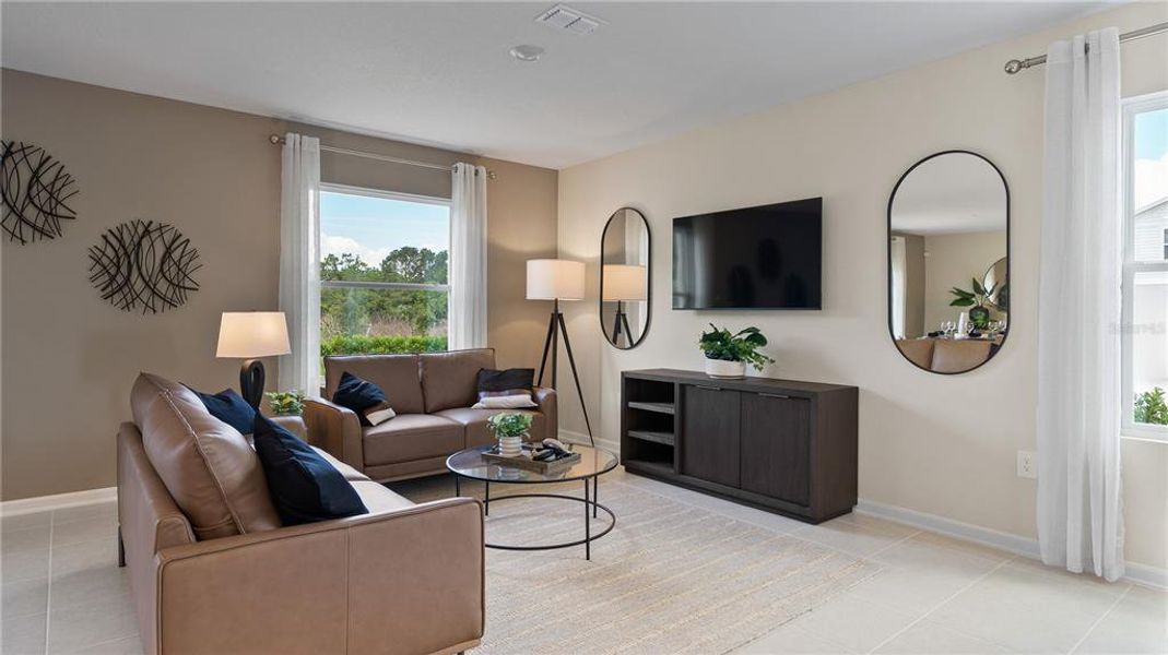 Furnished interior view inside a new home in , Eustis (Image 14).