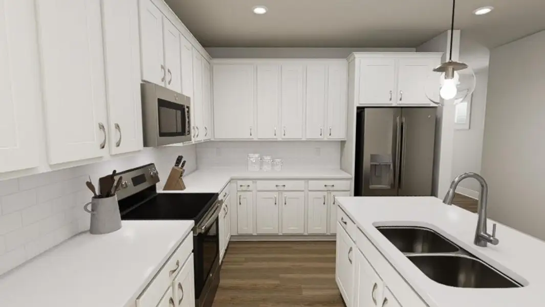 Furnished interior view inside a new home in The Preserve at Marks Creek, Knightdale (Image 8).