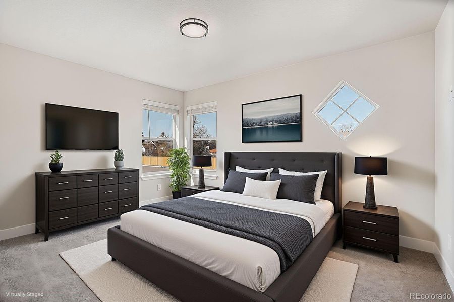 Furnished interior view inside a new home in , Arvada (Image 19).
