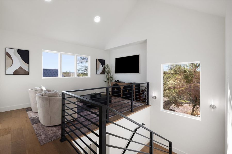 Furnished interior view inside a new home in , Dripping Springs (Image 29).