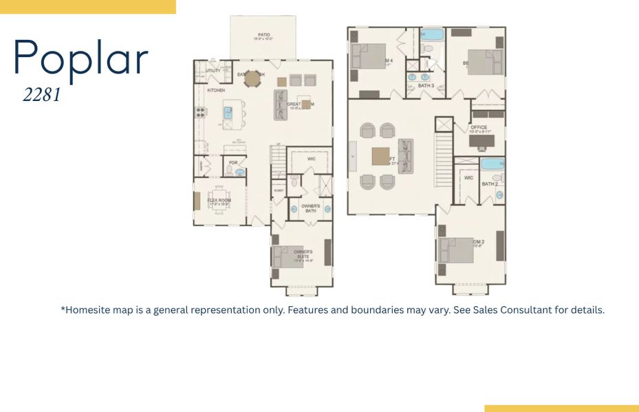 2D floor plan layout of this home in SayeBrook, Myrtle Beach, SC (Image 3).