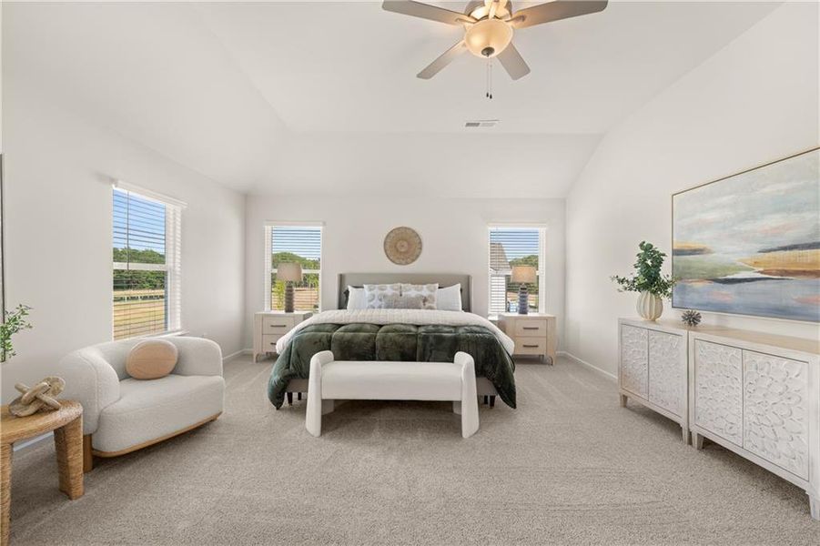Furnished interior view inside a new home in Kingsmere Estates, Loganville (Image 11).