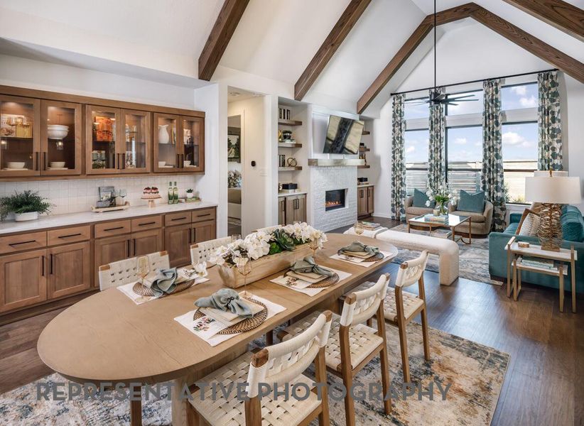 Furnished interior view inside a new home in Easton Park, Austin (Image 15).