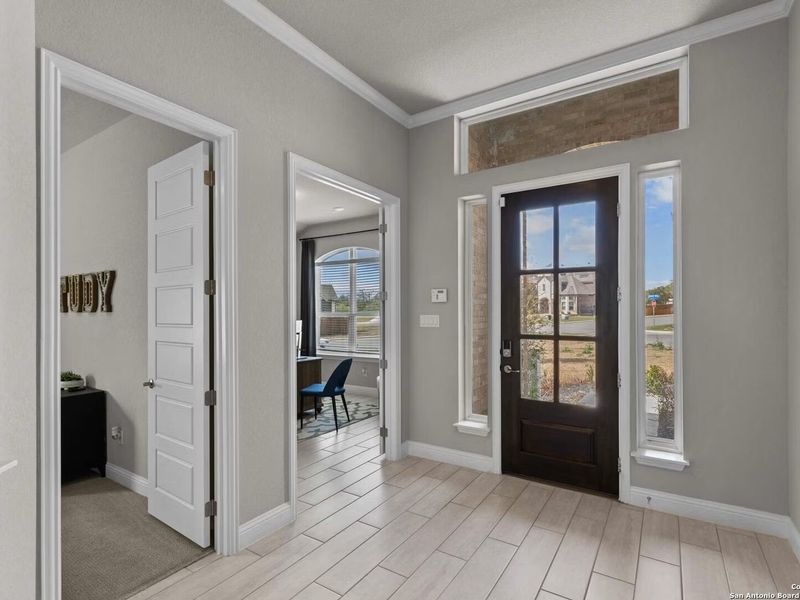 Furnished interior view inside a new home in The Reserve at Potranco Oaks, Castroville (Image 7).