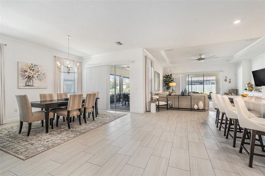Furnished interior view inside a new home in , Wimauma (Image 12).