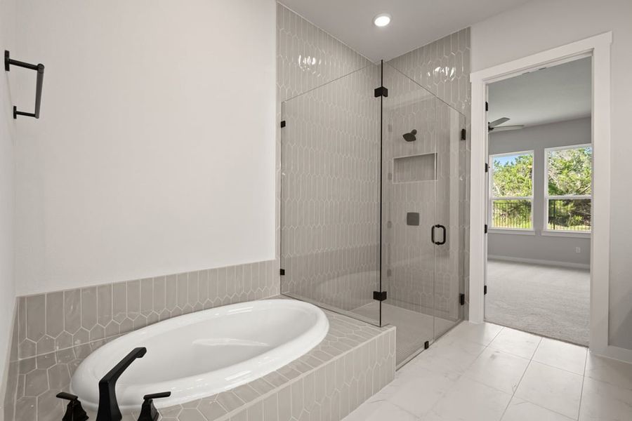 Furnished interior view inside a new home in Capitol Collection at Lariat, Liberty Hill (Image 16). Furnished interior view inside a new home in Capitol Collection at Lariat, Liberty Hill (Image 16).