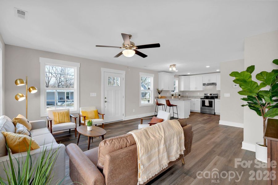 Bright, open layout with inviting natural light.