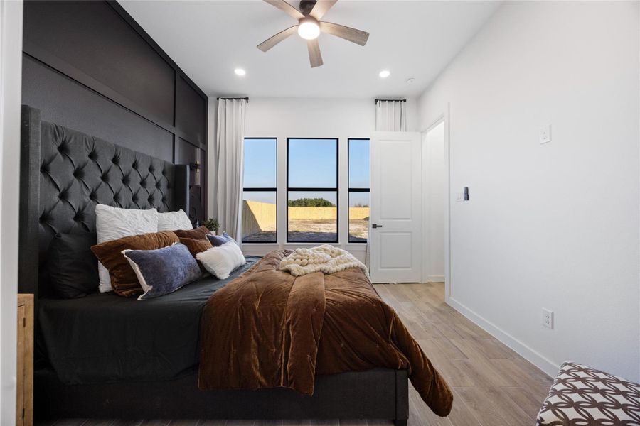 Furnished interior view inside a new home in , Cleveland (Image 29).