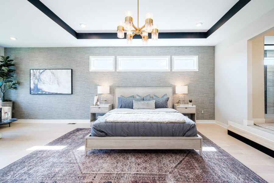 Representative furnished interior of a home built from the Clay by Fischer Homes in Veranda Manor, Canton (Image 21).