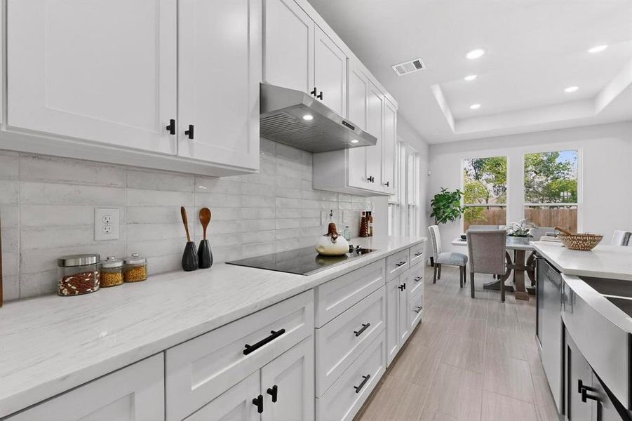Furnished interior view inside a new home in , Rowlett (Image 6).