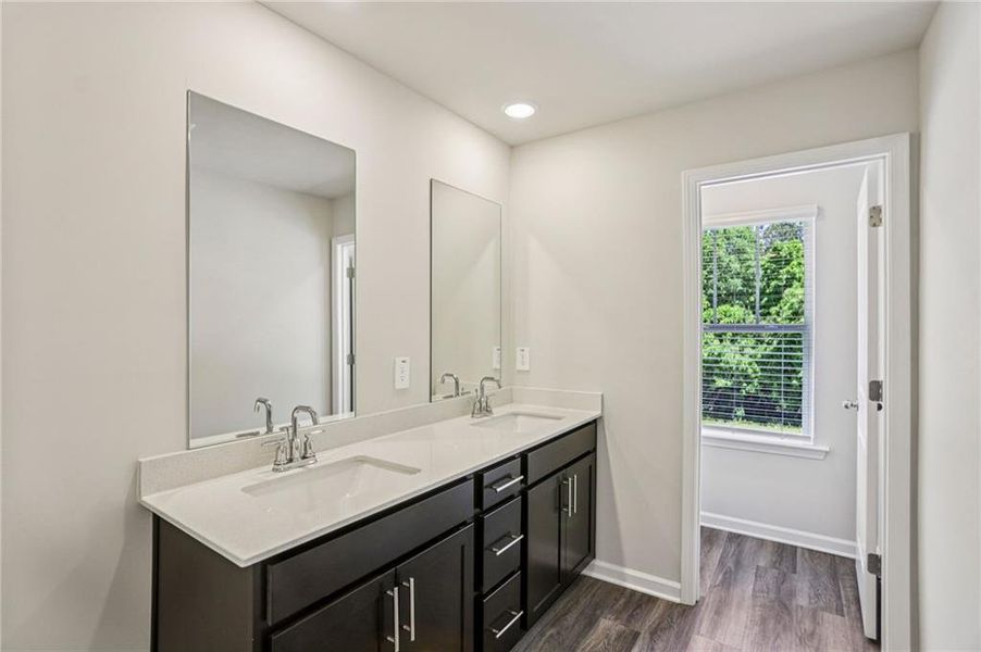 Furnished interior view inside a new home in Avalon - Vista Series, Conyers (Image 12).
