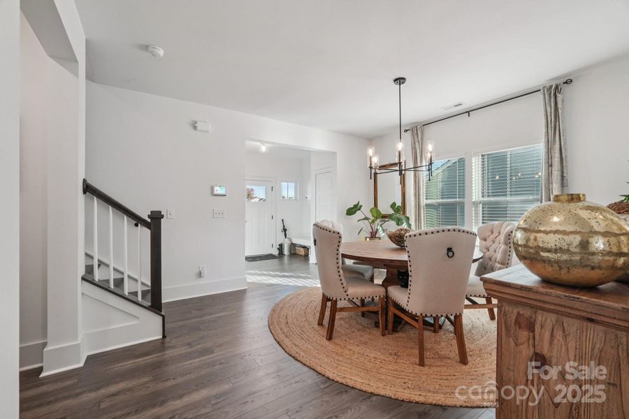 Furnished interior view inside a new home in Lowell Woods, Lowell (Image 36).