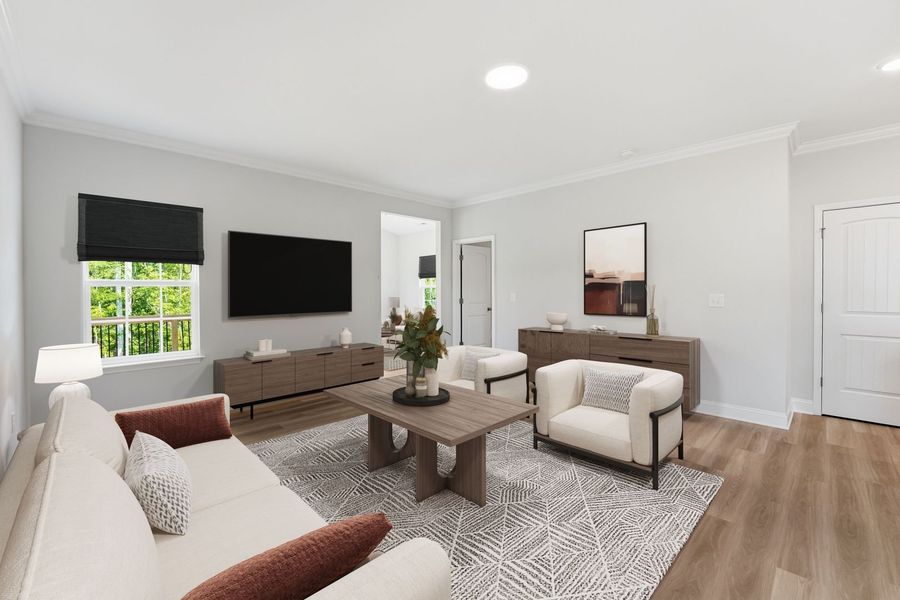 Furnished interior view inside a new home in Bell Meadows, Winnabow (Image 14).