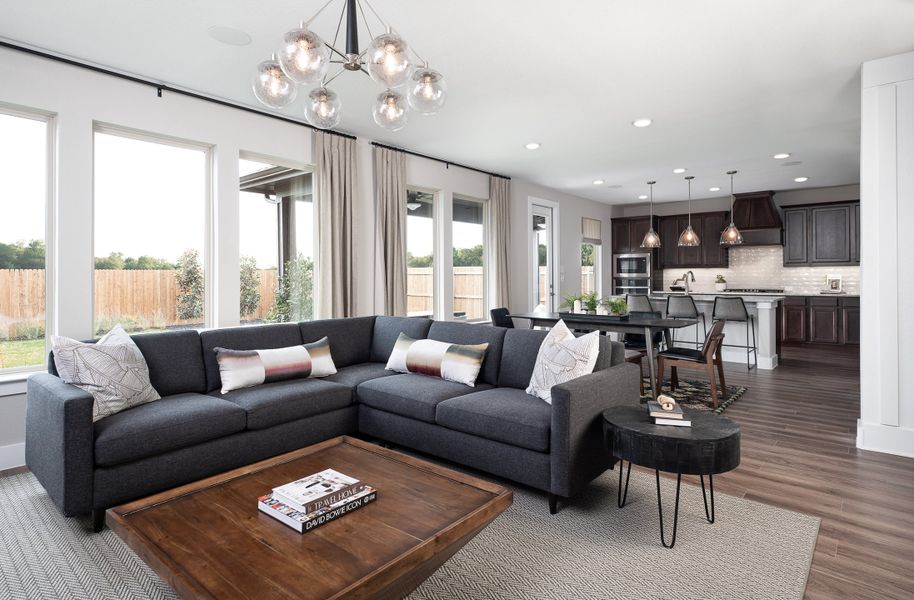 Representative furnished interior of a home built from the Ivy by Tri Pointe Homes in Bridgewater, Midlothian (Image 11).