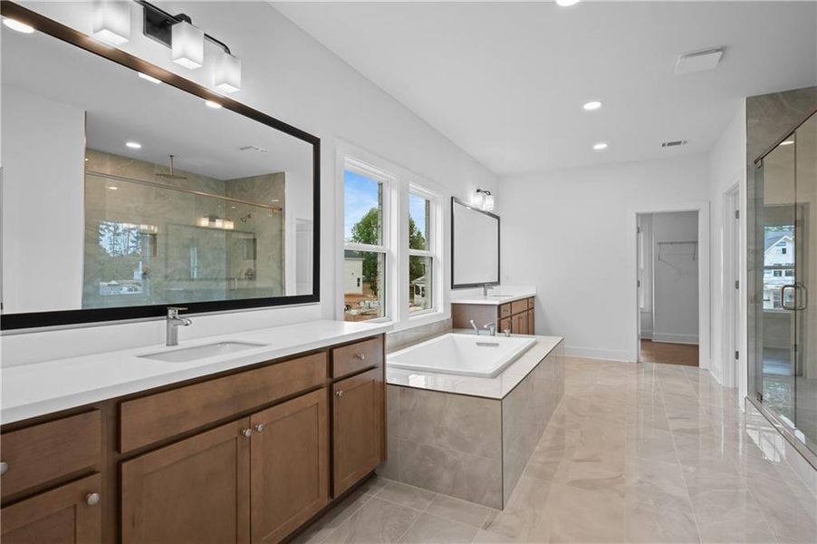 Furnished interior view inside a new home in , Cumming (Image 30).