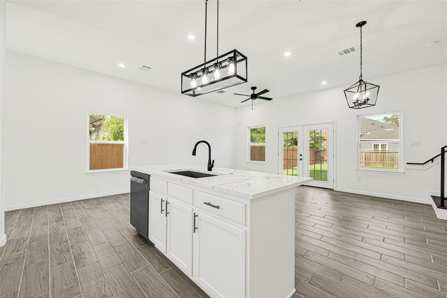 Furnished interior view inside a new home in , Houston (Image 12).