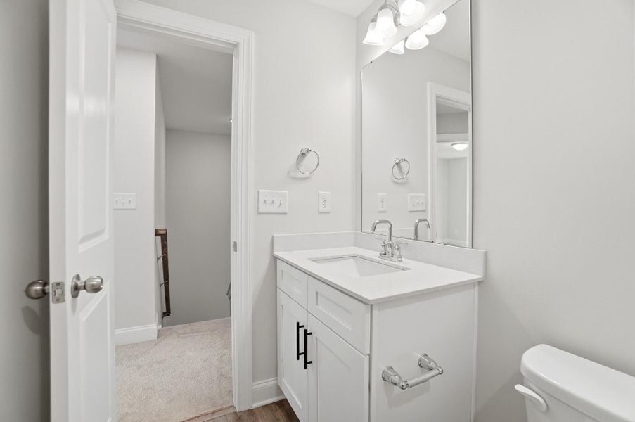 Furnished interior view inside a new home in Harrisburg Village Townhomes, Harrisburg (Image 35).