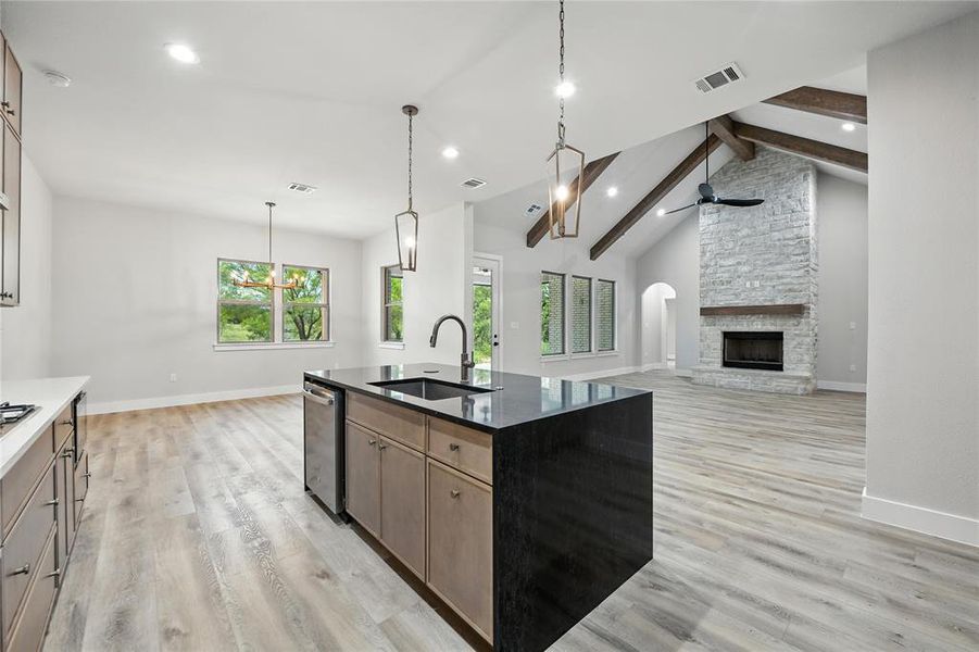 Furnished interior view inside a new home in , Weatherford (Image 13). Furnished interior view inside a new home in , Weatherford (Image 13).
