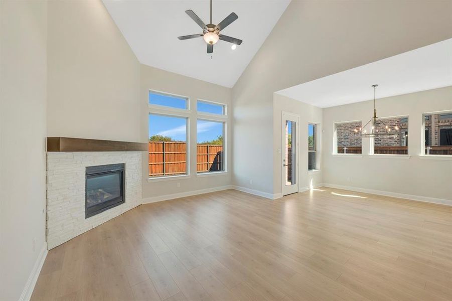Spacious, unfurnished interior of a new home in South Pointe  Cottage Series, Mansfield (Image 22).