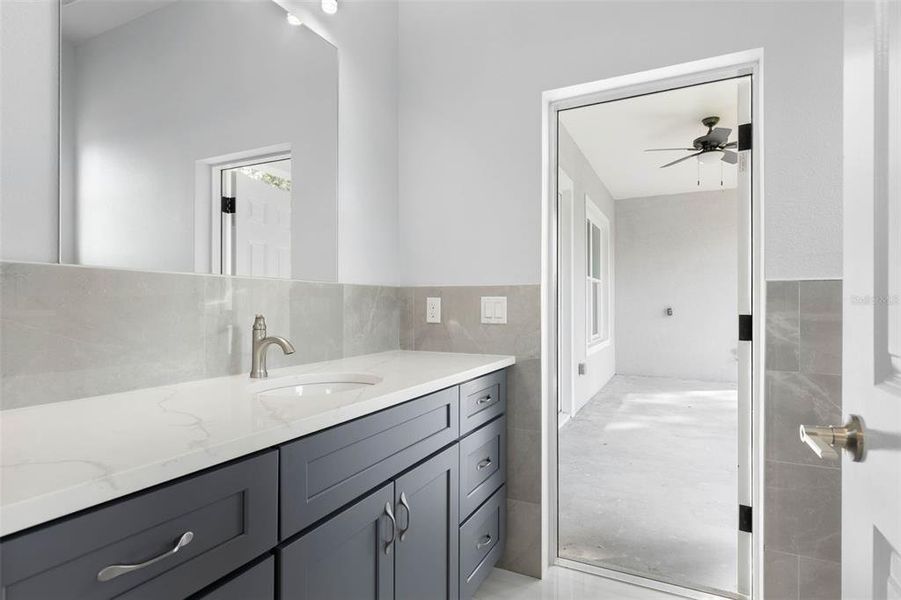 Furnished interior view inside a new home in , Palm Coast (Image 15).