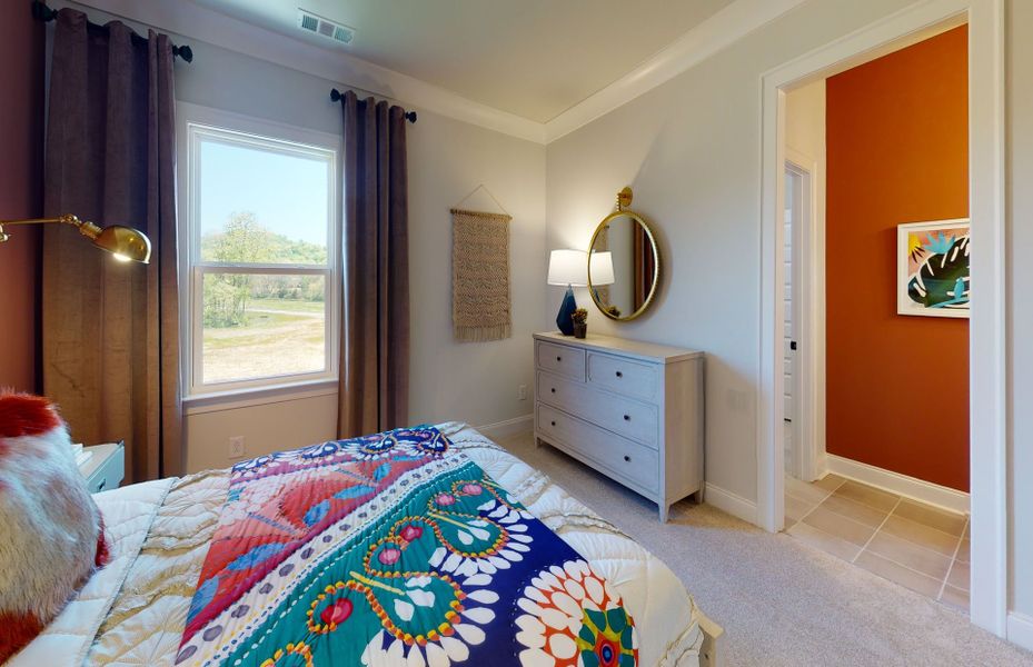 Bedroom in new home for sale at Willow Ridge Nolensville by John Wieland Homes Williamson County Bedroom in new home for sale at Willow Ridge Nolensville by John Wieland Homes Williamson County