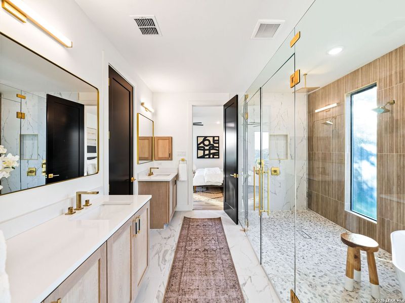 Furnished interior view inside a new home in , San Antonio (Image 35).