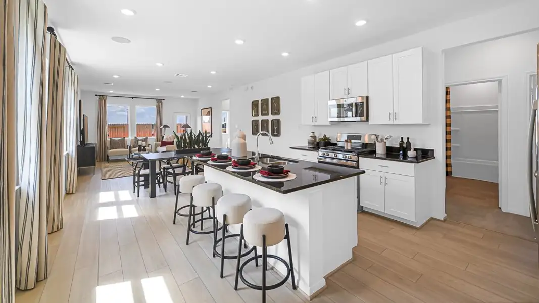 Furnished interior view inside a new home in Redbud, Hockley (Image 5).