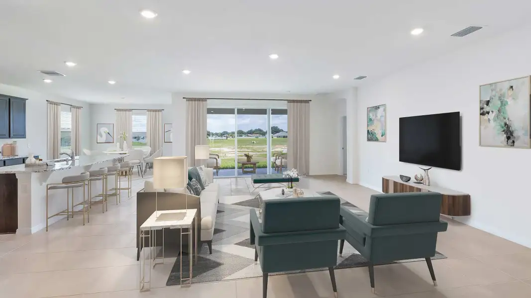 Furnished interior view inside a new home in Farm at Varrea, Plant City (Image 4).