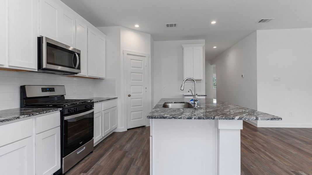Furnished interior view inside a new home in Westland Ranch 50' Homesites, League City (Image 2).