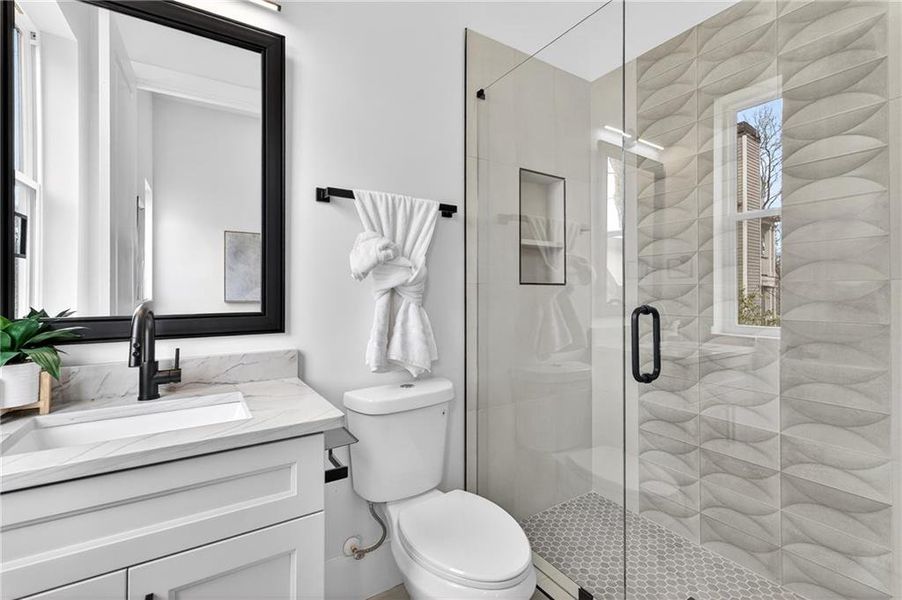 Furnished interior view inside a new home in , Atlanta (Image 20).