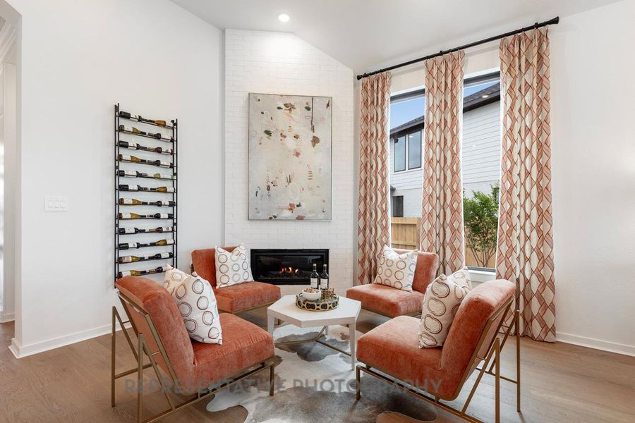 Furnished interior view inside a new home in Parten, Austin (Image 33). Furnished interior view inside a new home in Parten, Austin (Image 33).