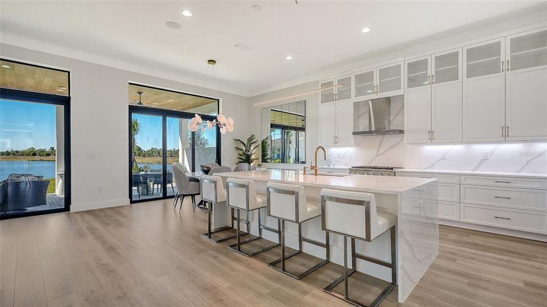Furnished interior view inside a new home in , Sarasota (Image 55).