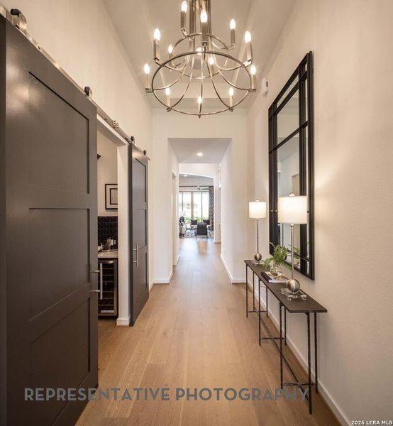 Furnished interior view inside a new home in The Ranches at Creekside, Boerne (Image 15).