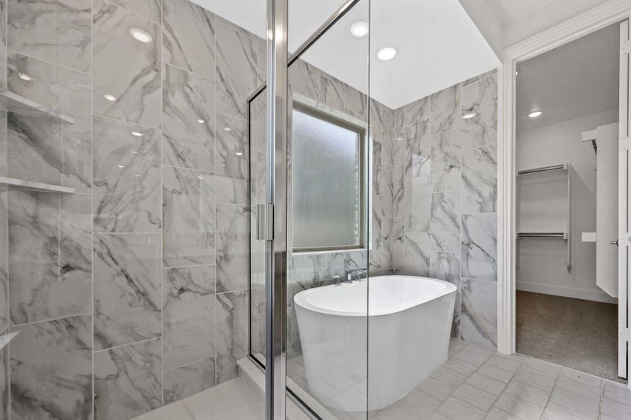 Representative Primary Bathroom - some options shown